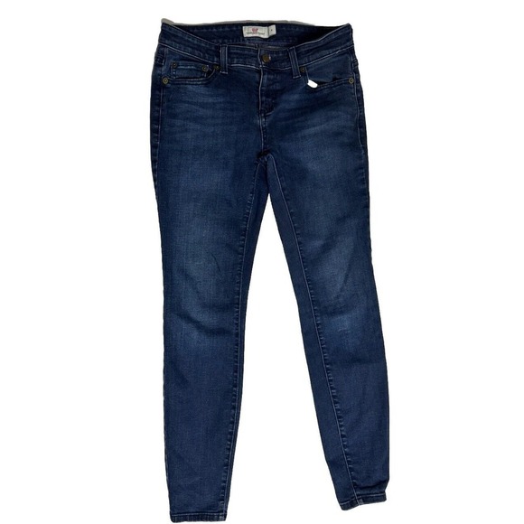 Vineyard Vines Bermuda Wash Raw Edge Denim Jeans Women's Size 4 - Picture 1 of 5
